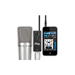 Open Box IK Multimedia IRig PRE Mic Pre for iOS devices Level 1
