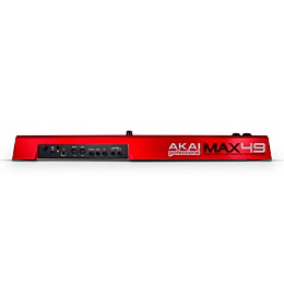 Open Box Akai Professional MAX49 USB/MIDI/CV Keyboard Controller Level 2 Red 888365464541