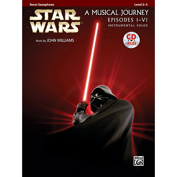 Alfred Star Wars Instrumental Solos (Movies I-VI) Tenor Sax Book & CD