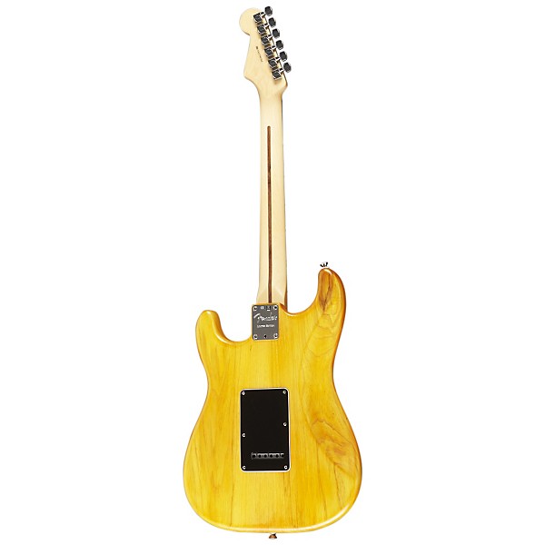 Fender American Standard Hand-Rubbed Ash Stratocaster HSH Electric Guitar Amber Stain Rosewood Fingerboard