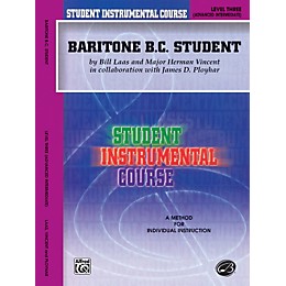 Alfred Student Instrumental Course Baritone (B.C.) Student Level 3 Book