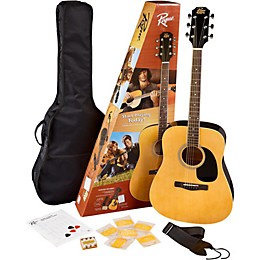 Open Box Rogue RD80PK Dreadnought Acoustic Guitar Pack Level 2 Regular 190839193162