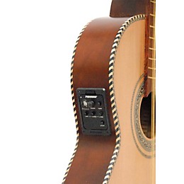 Paracho Elite Guitars Odessa-P 10 String Acoustic-Electric Bajo Quinto Natural