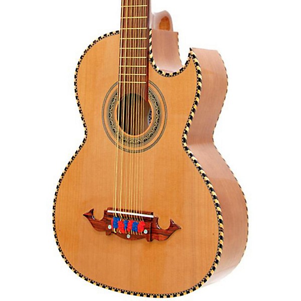 Open Box Paracho Elite Guitars Victoria 12 String Bajo Sexto Level 2 Natural 190839115690