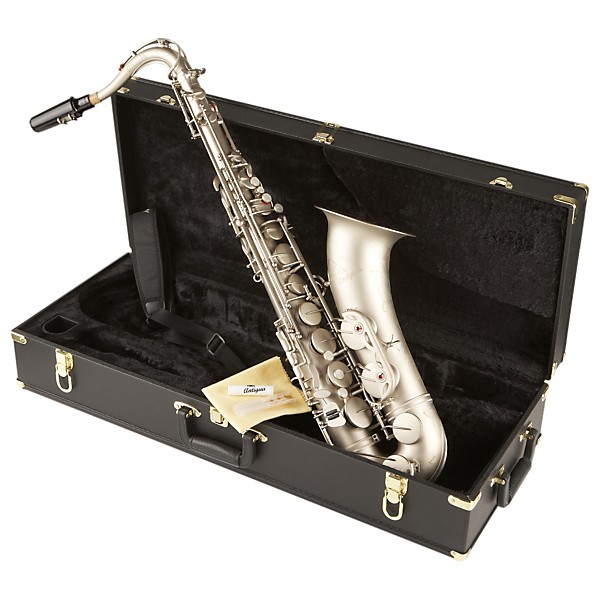 Antigua Winds TS4240 Power Bell Series Professional Bb Tenor Saxophone Classic Nickel Finish