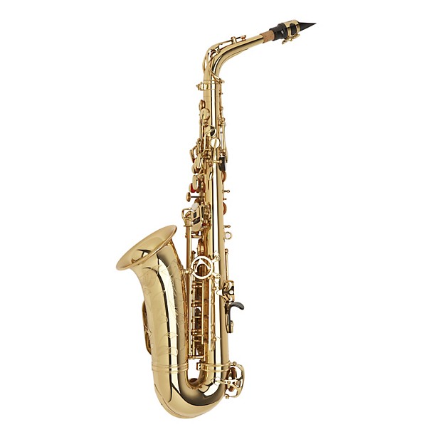Antigua Winds AS3220 Intermediate Series Eb Alto Saxophone Black Nickel Plated Lacquered keys