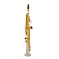Antigua Winds SS4290 Power Bell Series Professional Bb Soprano Saxophone Silver Plated Body Gold plated keys thumbnail