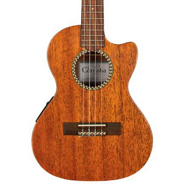 Cordoba 20TM-CE Tenor Cutaway Ukulele Natural Guitar