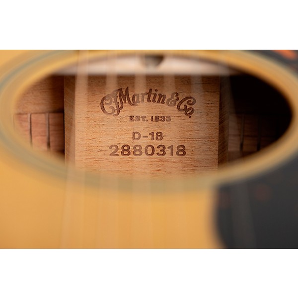 Martin D-18 Standard Dreadnought Acoustic Guitar Natural