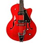 Open Box Godin 5th Avenue Uptown GT Guitar with Bigsby Level 2 Transparent Red Flame 190839252067 thumbnail
