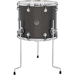 DW Performance Series Floor Tom Pewter Sparkle 16 x 14 in.