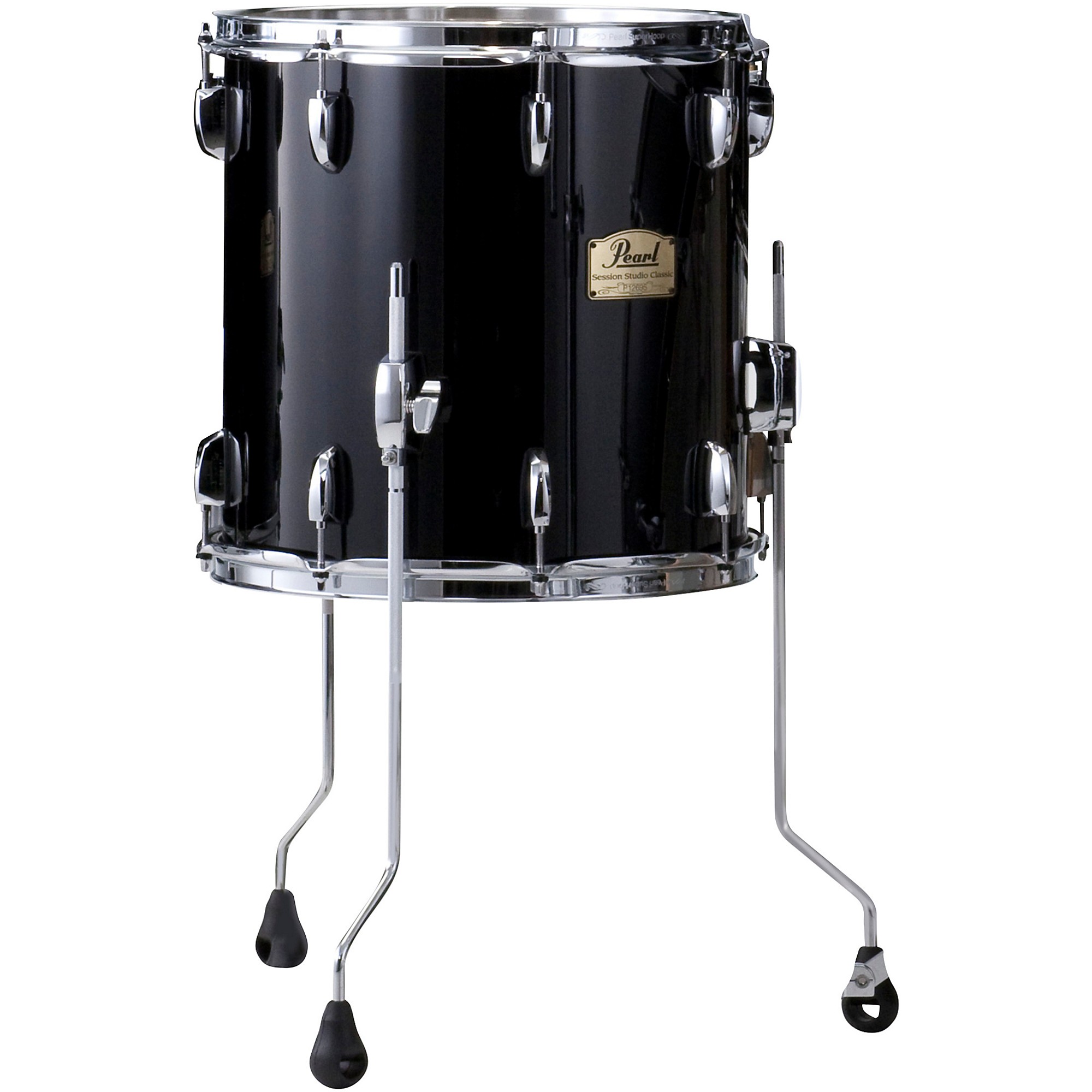 Pearl Piano Black with Chrome Hardware 14 x 14 in. | Guitar