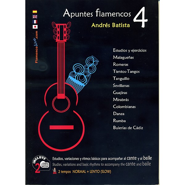 Mel Bay Apuntes Flamencos Vol. 4 Book/2-CD Set