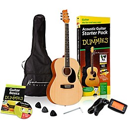Open Box For Dummies Acoustic Guitar Starter Package Level 2 Regular 190839012401