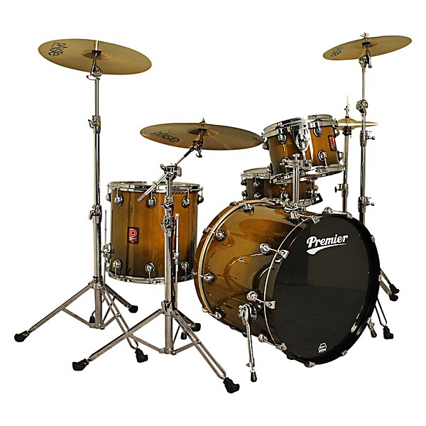 Premier Genista Maple Heavy Rock 22 5-Piece Shell Pack Cherry Red Fade Lacquer