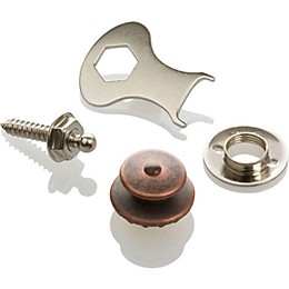 Loxx Strap Lock For Guitar & Bass Antique Copper