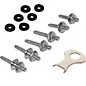 Loxx Guitar Strap Lock Screw Set Chrome (6-Pack) Chrome thumbnail