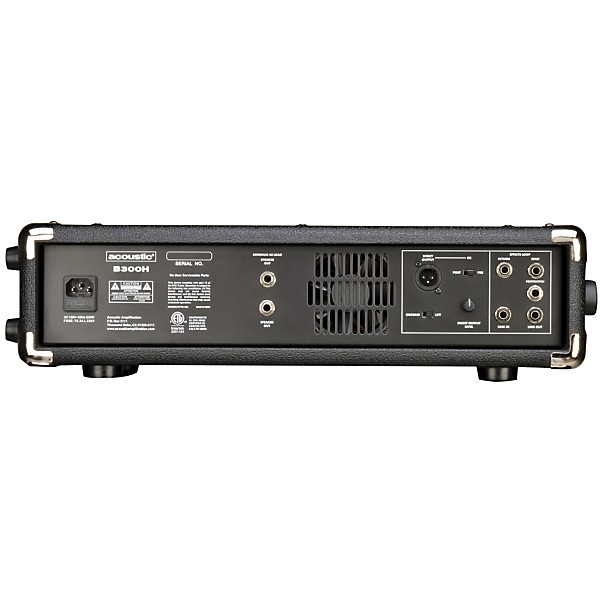 Acoustic B300H 300W Bass Amp Head Black