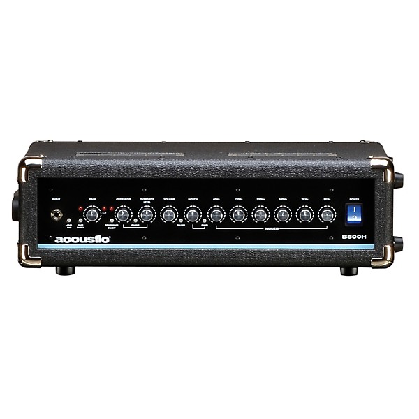 Acoustic B800H 800W Bass Amp Head Black