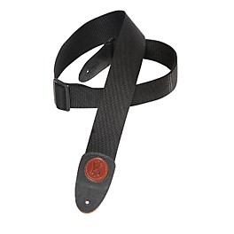 Levy's 2" Poly Guitar Strap Black