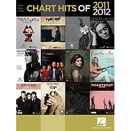 Clearance Hal Leonard Chart Hits Of 2011-2012 Songbook for Piano/Vocal/Guitar