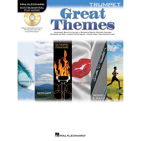 Hal Leonard Great Themes - Instrumental Play-Along Book/CD Trumpet