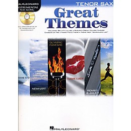 Hal Leonard Great Themes - Instrumental Play-Along Book/CD Tenor Saxophone
