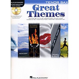 Hal Leonard Great Themes - Instrumental Play-Along Book/CD Tenor Saxophone