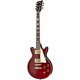 Open Box ESP Kirk Hammett Signature KH-DC Electric Guitar Level 2 See-Thru Black Cherry 190839080370