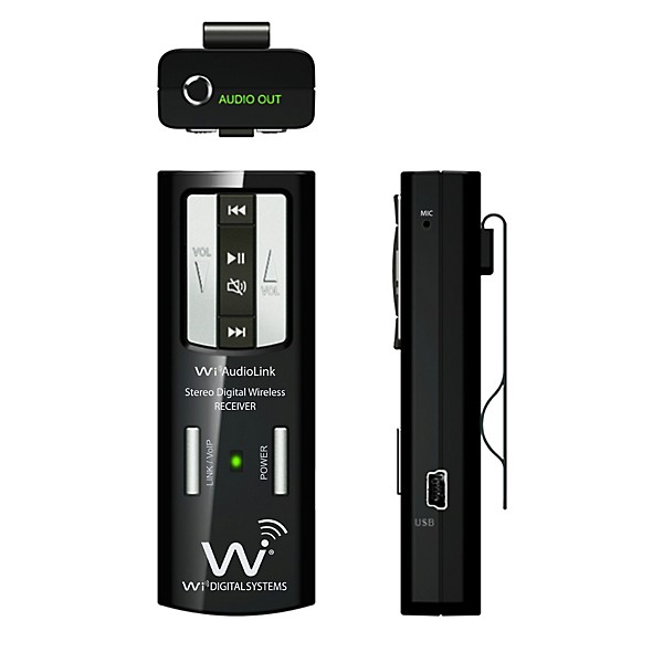 Wi Digital AudioLink Ui Stereo Digital Wireless System For  iPod, iPad, iPhone, MAC, PC, TabletPC & Skype