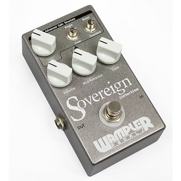 Wampler Sovereign Distortion Guitar Effects Pedal