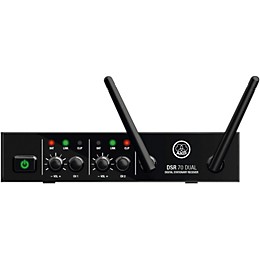 Open Box AKG DSR70 Digital 2-Channel Stationary Wireless Receiver Level 1
