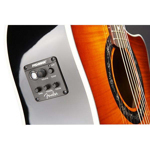 Fender Sonoran Bucket Acoustic-Electric Guitar Sunburst