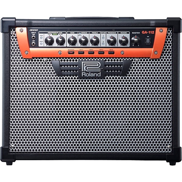 Open Box Roland GA-112 1X12 100W Guitar Combo Amplifier Level 2 Black 888365496757