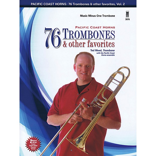 Hal Leonard Pacific Coast Horns - 76 Trombones & Other Favorites, Vol. 2 for Trombone Book/2CD