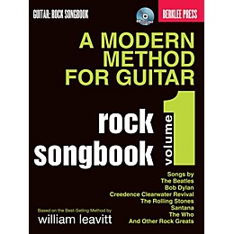 Hal Leonard A Modern Method For Guitar Rock Songbook Volume 1 Book/CD