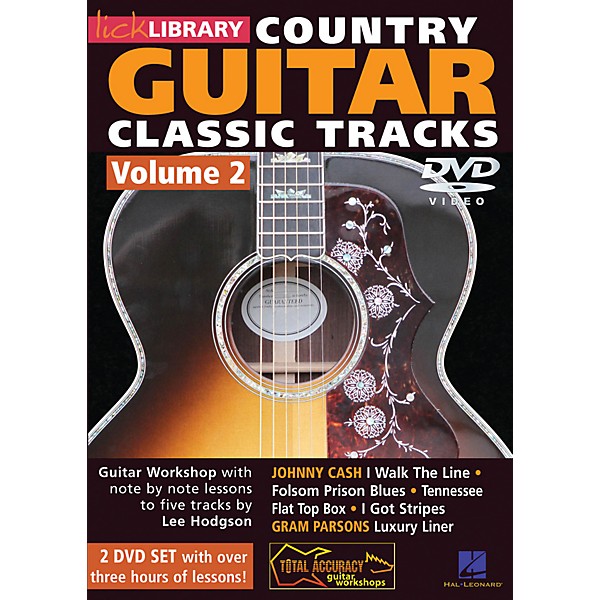 Hal Leonard Learn Country Guitar Classic Tracks Volume 2 (DVD)