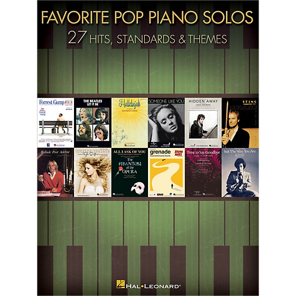 Hal Leonard Favorite Pop Piano Solos songbook