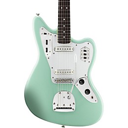 Vintage Modified Jaguar Electric Guitar Surf Green Rosewood