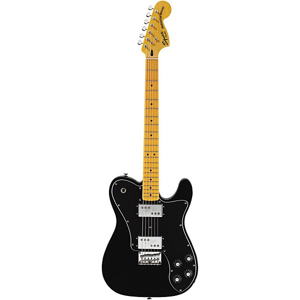 Vintage Modified Telecaster Deluxe Electric Guitar Black