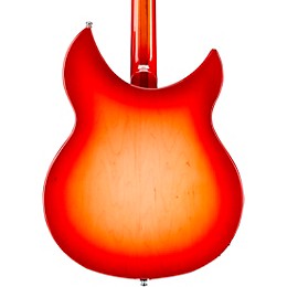 Platinum Rickenbacker 330 Left-Handed Electric Guitar Fireglo