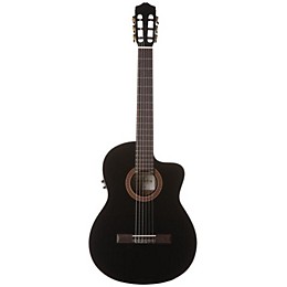 Open Box Cordoba C5-CEBK Classical Acoustic-Electric Guitar Black Level 2 Black 190839706836