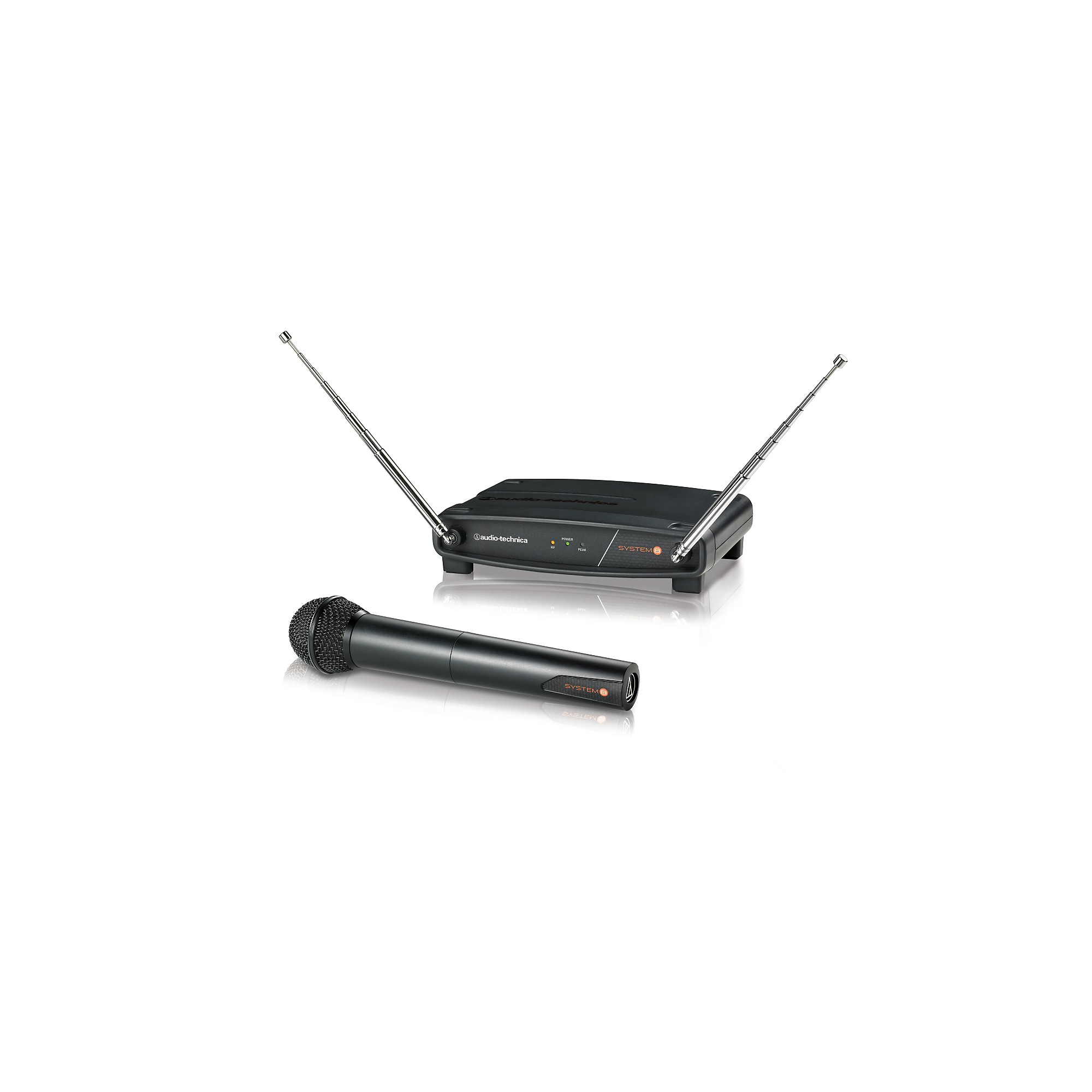 Clearance Audio-Technica System 8 Wireless System includes: Handheld  Dynamic Unidirectional Microphone/Transmitter 169.505 MHz | Guitar Center