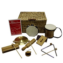 Rhythm Band Deluxe 9 Player Rhythm Kit Bamboo