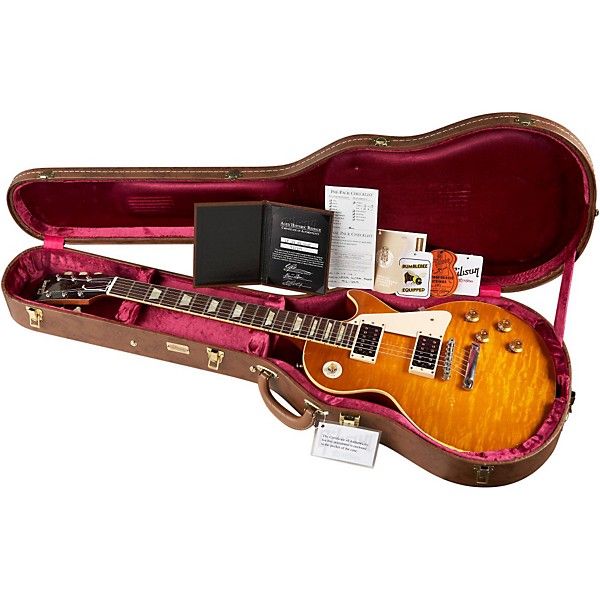 Gibson Custom 2012 Les Paul Reissue 1959 Murphy Electric Guitar Aged Sunburst with Brown Back