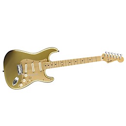 Fender FSR American Deluxe Stratocaster Electric Guitar Aztec Gold
