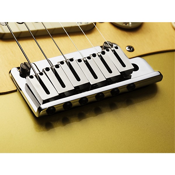 Fender FSR American Deluxe Stratocaster Electric Guitar Aztec Gold