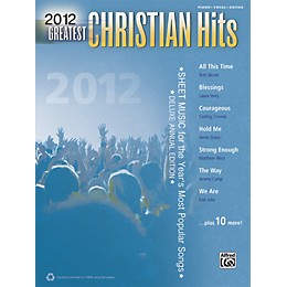 Alfred 2012 Greatest Christian Hits PVC Book
