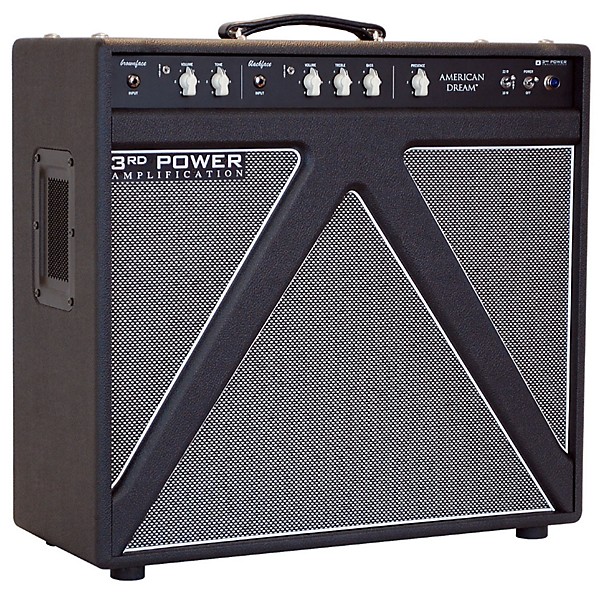 3rd Power Amps American Dream 30W 1x12 Tube Guitar Combo Amp with Alnico Gold Speaker Black