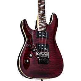 Schecter Guitar Research Omen Extreme-6 FR Left-Handed Electric Guitar Black Cherry